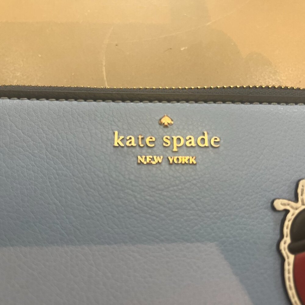 Kate Spade Enchanted Forest Ladybug Zip Continental Long Wallet (W57) - Picture 2 of 9